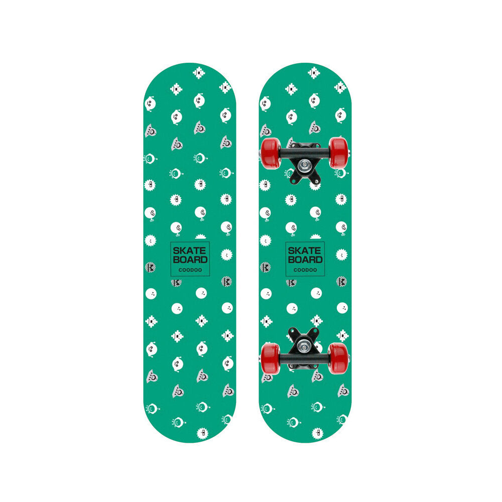 23.5inch Skateboard Natural Maple Complete Skate board Beginner＆Professional for Cruising Carving Free-Style Downhill