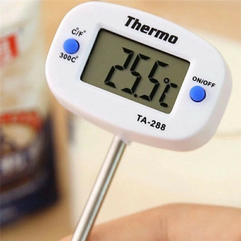 Food Thermometer Fast Temperature Measurement 304 Stainless Steel for Kitchen