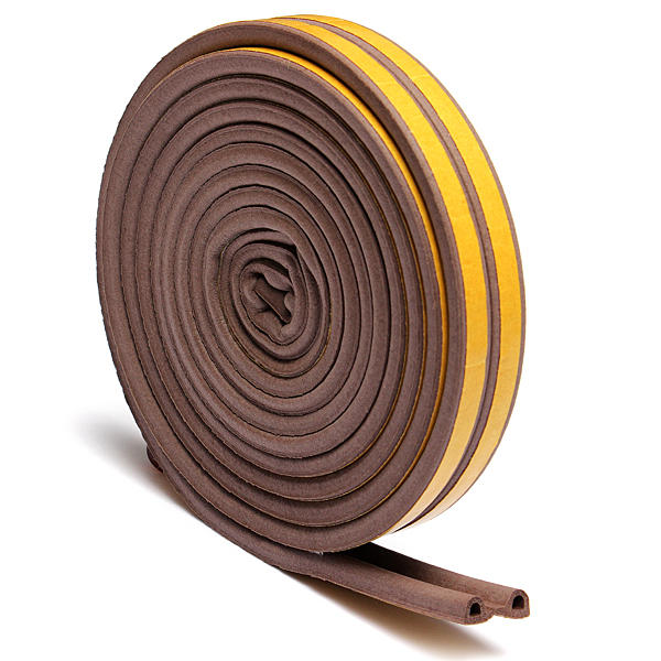 Weather Draught Self Adhesive P Type Foam Seal Strip Rubber 5M