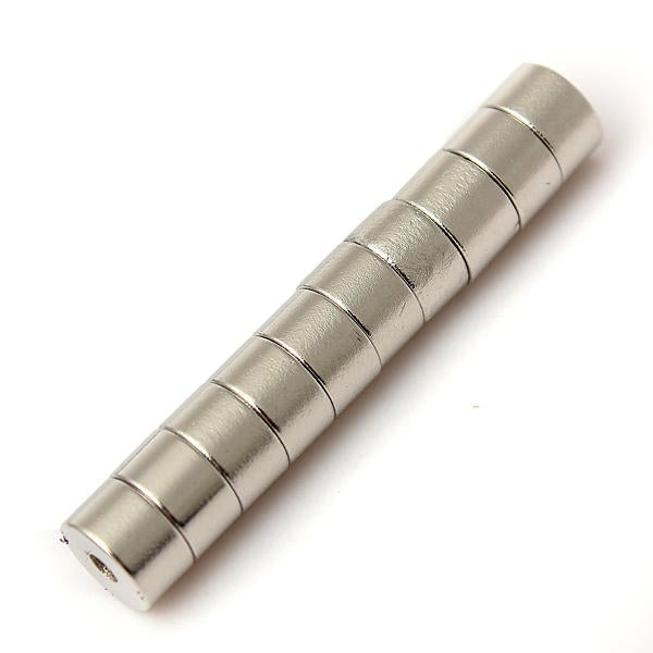 10pcs N50 Disc Rare Earth Neodymium Magnets 7mmx4mm Countersunk Hole