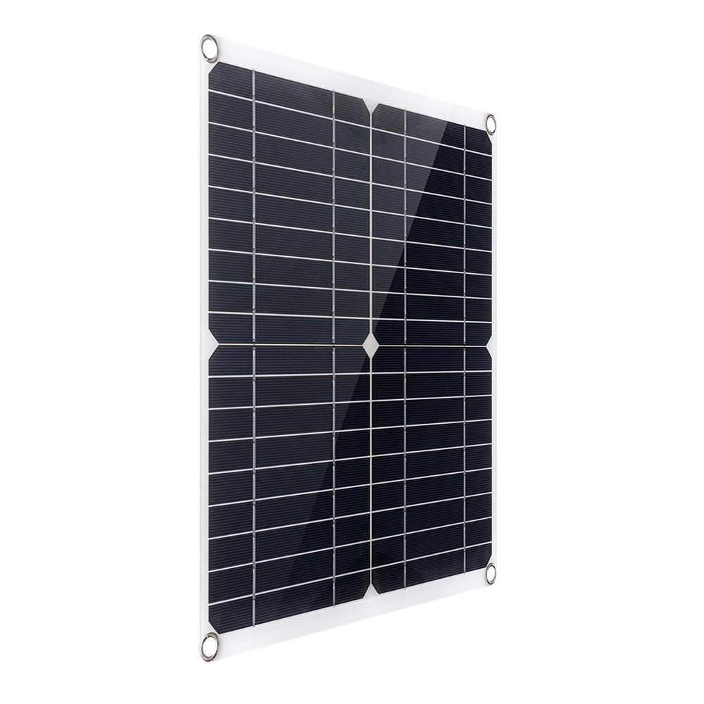 20W Solar Panel USB 5V DC 12V With 10/20/30A Controller Flexible Solar cells for Car Yacht Battery Charger Camping Waterproof