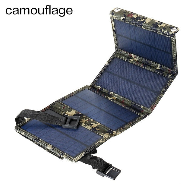 20W USB Solar Panel Charger Portable Cells Charge for iPhone iPad Samsung Huawei Xiaomi Sony OPPO Vivo Nokia Dropshipping