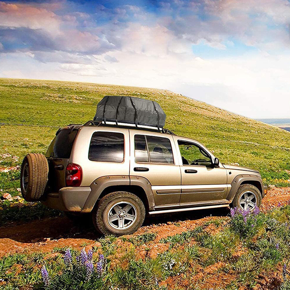 120x90x44cm Car Roof Top Rack Storage BagsTravel 600D Cargo Carrier Luggage Storage Waterproof