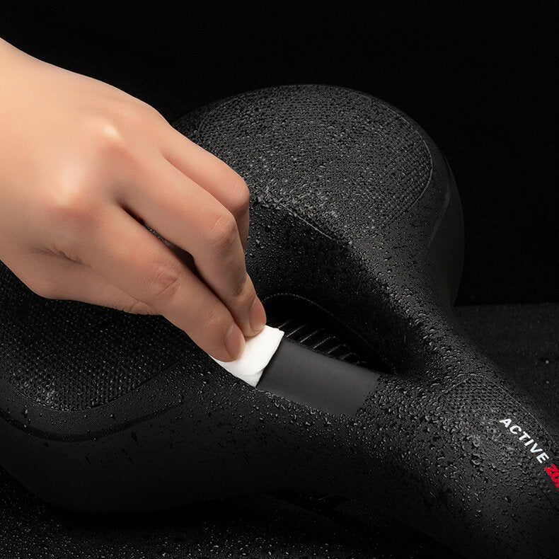 Bike Saddle Rainproof PU Surface Soft Foam Shockproof Streamlined