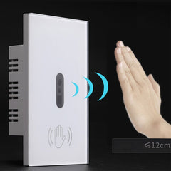 Infrared Human Body Sensor Wall Light Switch Hand Scan Smart Induction Non-contact Waving Control Switch