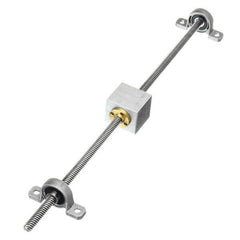 13pcs 350mm CNC Parts Optical Axis Guide Bearing Housings Aluminum Rail Shaft Support Screws Set