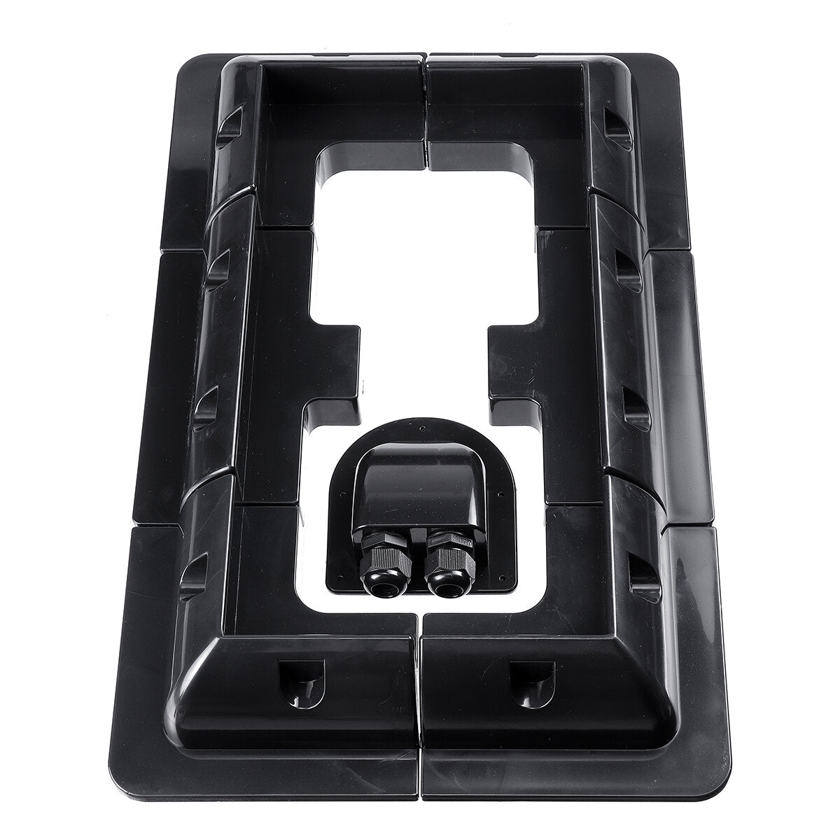 7pcs Set Solar Panel Corner Cable Mounting Bracket Kit For Caravan Boat RV Vehicle Roof Mount