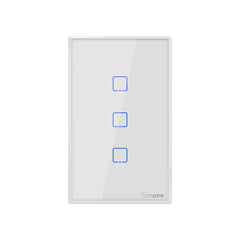 WIFI Wall Switch Smart Wall Touch Light Switch For Smart Home Work With Alexa Google Home EU/US/UK AC 100-240V 1/2/3 Gang TX