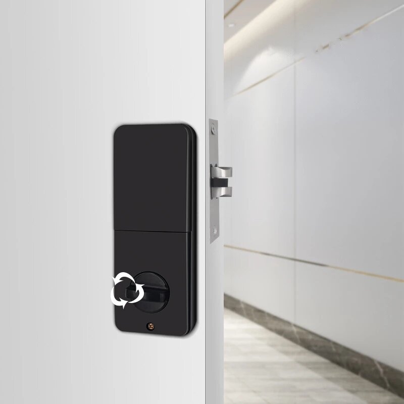 Smart Lock Password Keyless Voice Indicated Door Lock Biometric Digital Smart Door Lock for Home Security