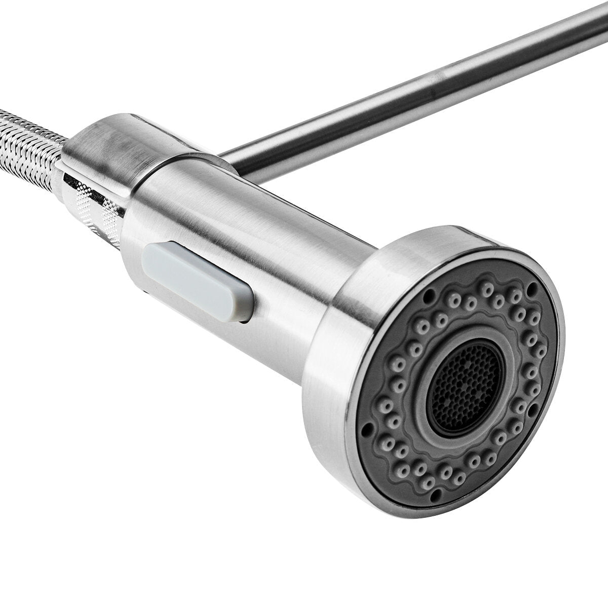Pull Out Spring Spout Mixer Kitchen Faucet Single Lever Hot Cold Water Sink Tap Copper Alloy Crane