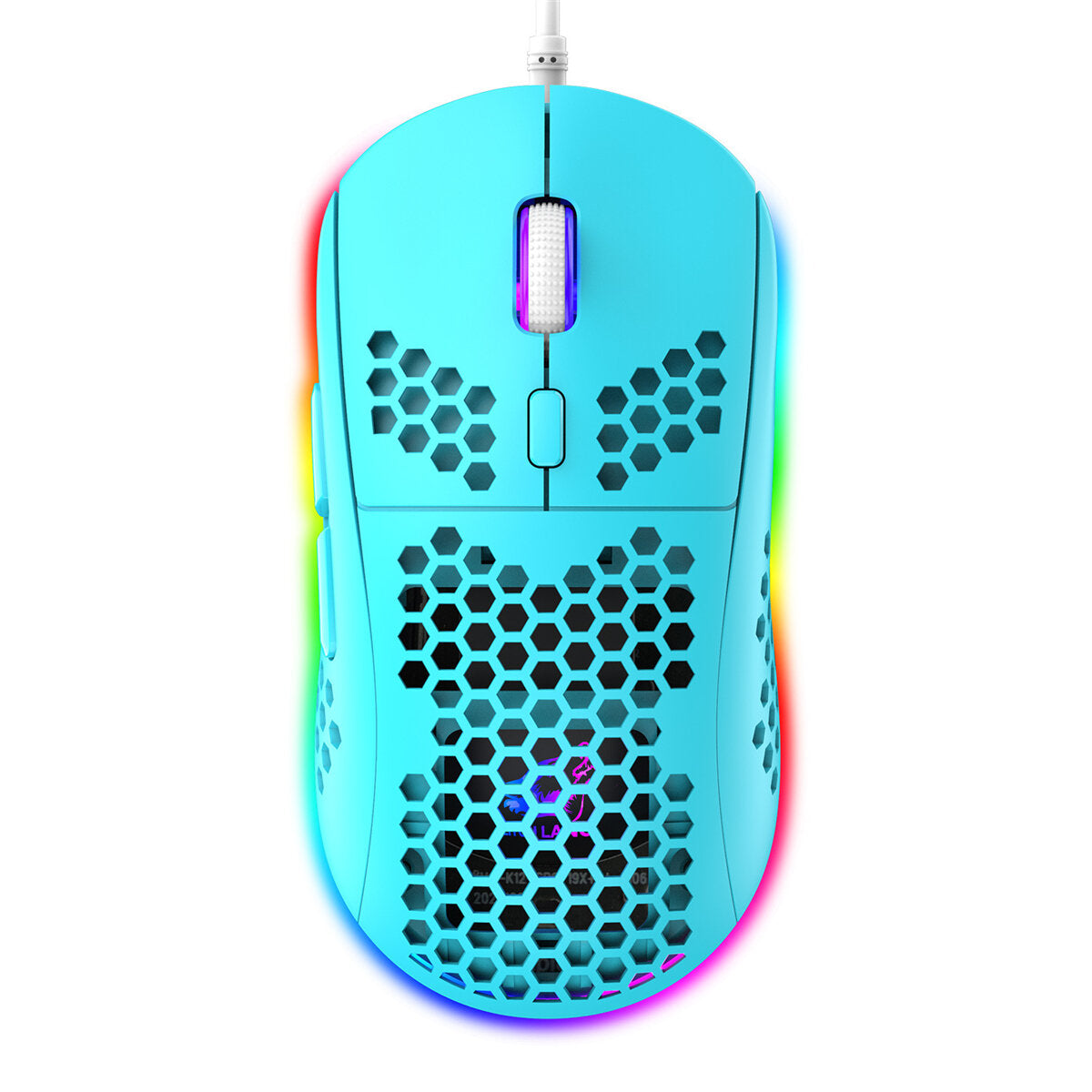 Wired Game Mouse Breathing RGB Colorful Honeycomb Hollow 12000DPI Gaming Mouse USB Wired Gamer Mice for Desktop Computer Laptop PC