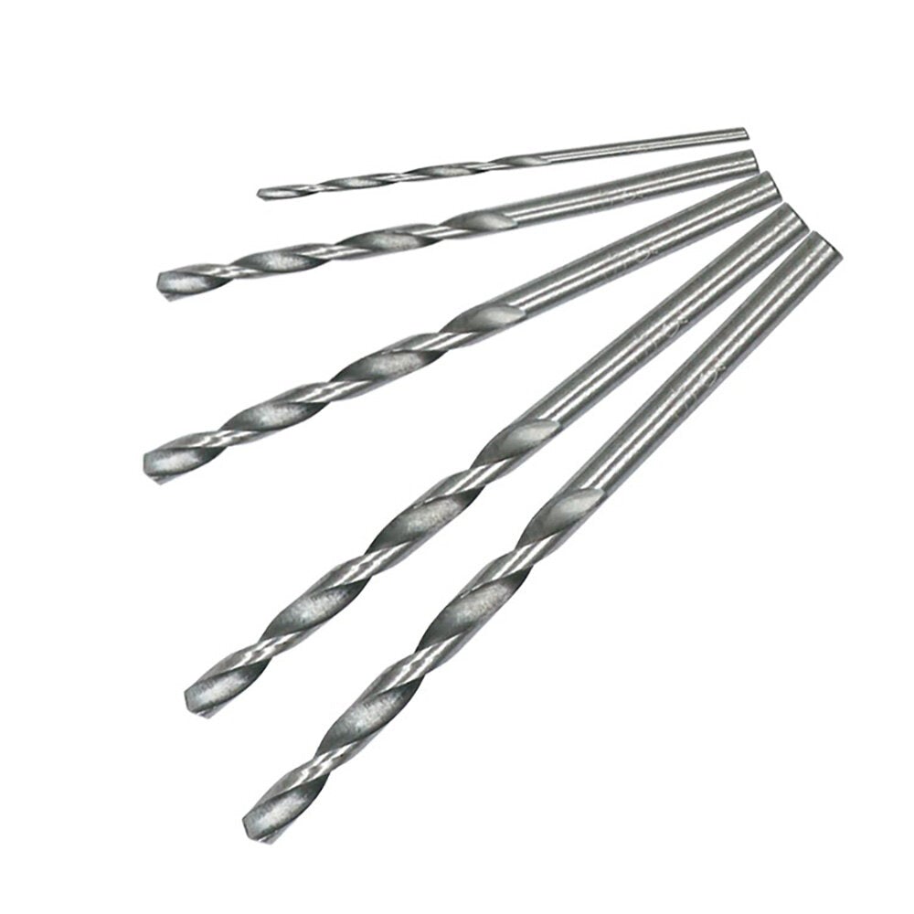 10pcs 0.5-3.0mm Drill Bit HSS Round Shank Twist Tools For Woodworking Repair Tool