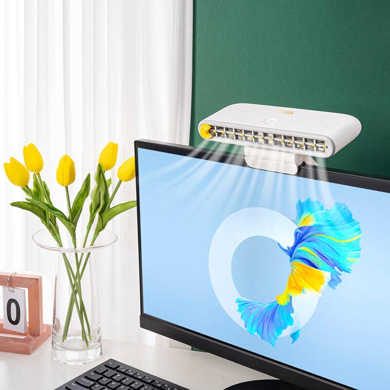Portable USB Hanging Fan Mini Desktop 3 Speed with 120 Adjustable Angle for Office Household Traveling Mobile Phone Holder