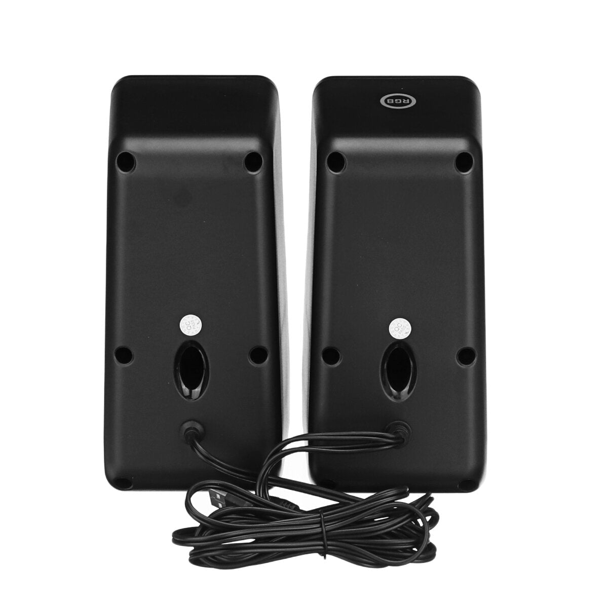 Computer Speaker 5W*2 Multimedia Speaker with 2.0 Channel Hi-Fi Sound 360 Surround Sound RGB Light