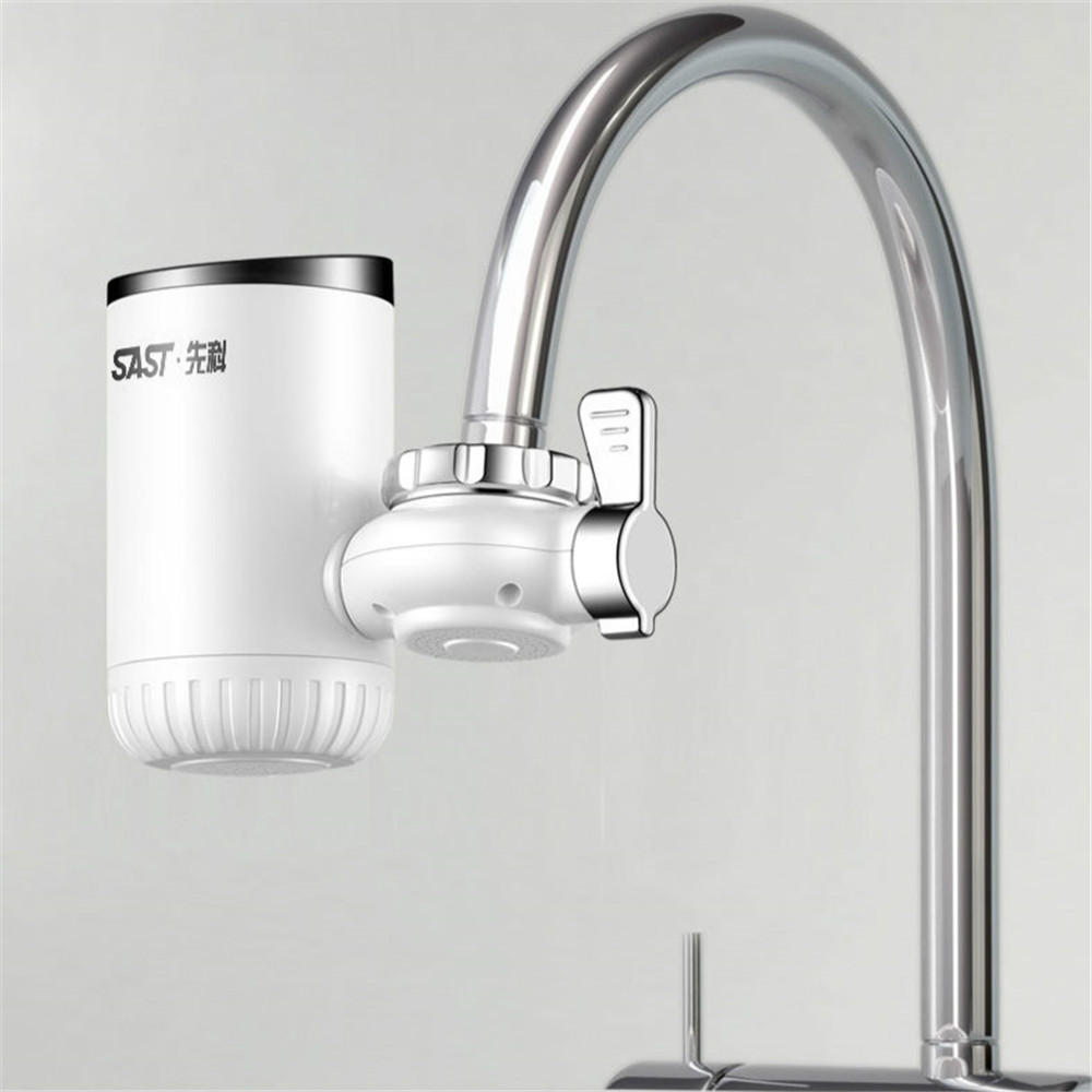 3000W Electric Tankless Hot Water Heater Faucet 3s Instant Heating Digital Display Bathroom Kitchen Tap IPX4 Waterproof