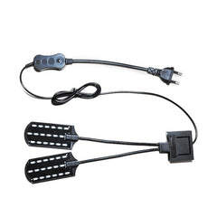 10W Ultra-thin Aquarium Light Compact Fish Tank Light 2 Heads Aquatic Plant Lights EU Plug