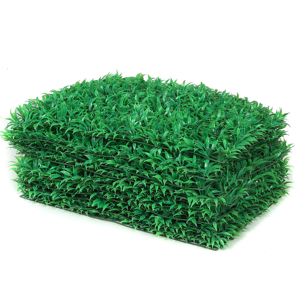 1/10Pcs Artificial Plant Walls Foliage Hedge Grass Mat Greenery Panels Fence