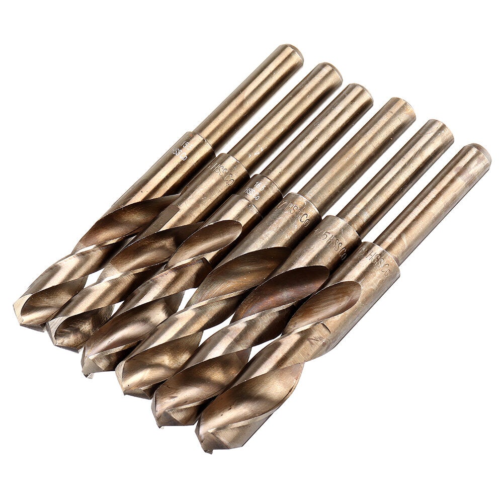 Cobalt Reduced Shank Drill Bit M35 13.5-30mm HSS Drill Bit 1/2 Inch Shank