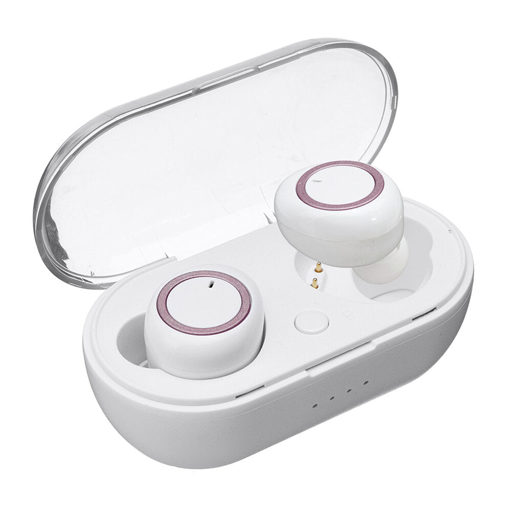 TWS Bluetooth 5.0 Wireless Stereo Large Capacity Auto Pairing Lightweight Hi-Fi Earphone With Charging Box