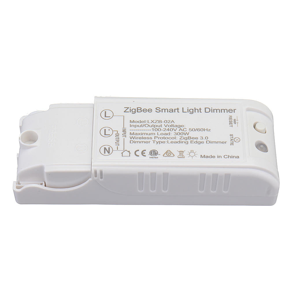 Smart Home Automation Dimmer Switch Remote Control Work with Echo Plus Alexa SmartThings Fit for Most Zig bee 3.0 Hub AC100-240V 50/60Hz