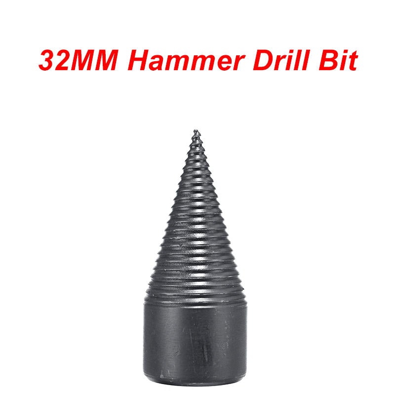 High Speed Wood Separator Spiral Cone Household Firewood Splitter Drill Bit