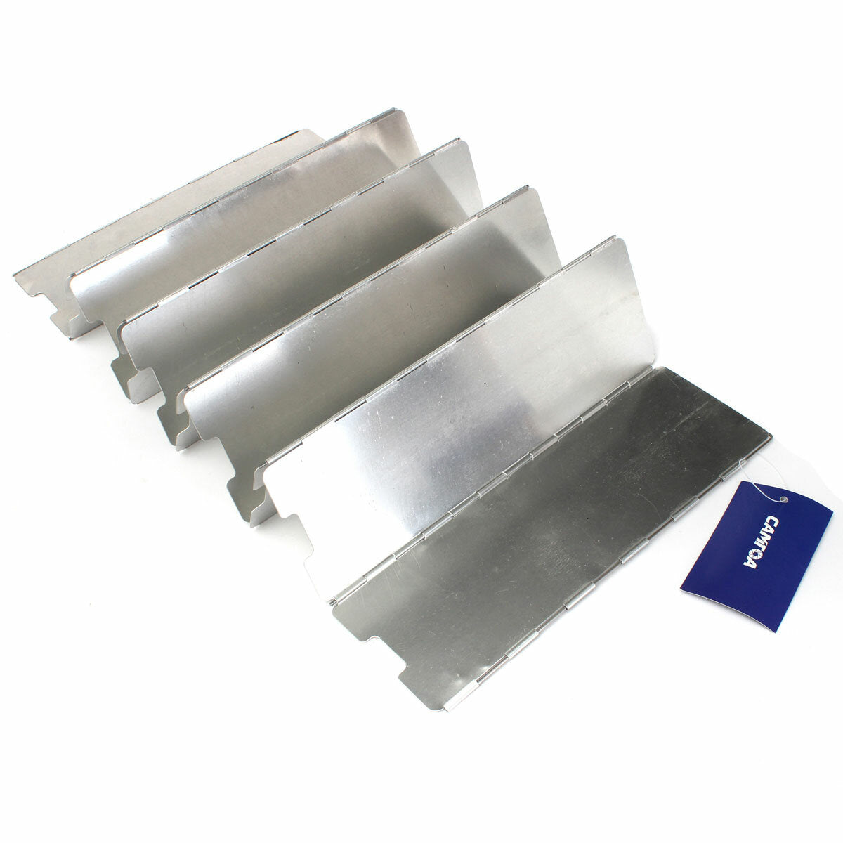 10 Plates Fold Outdoor BBQ Camping Stove Wind Shield Screen Outdoor Cookout Picnic