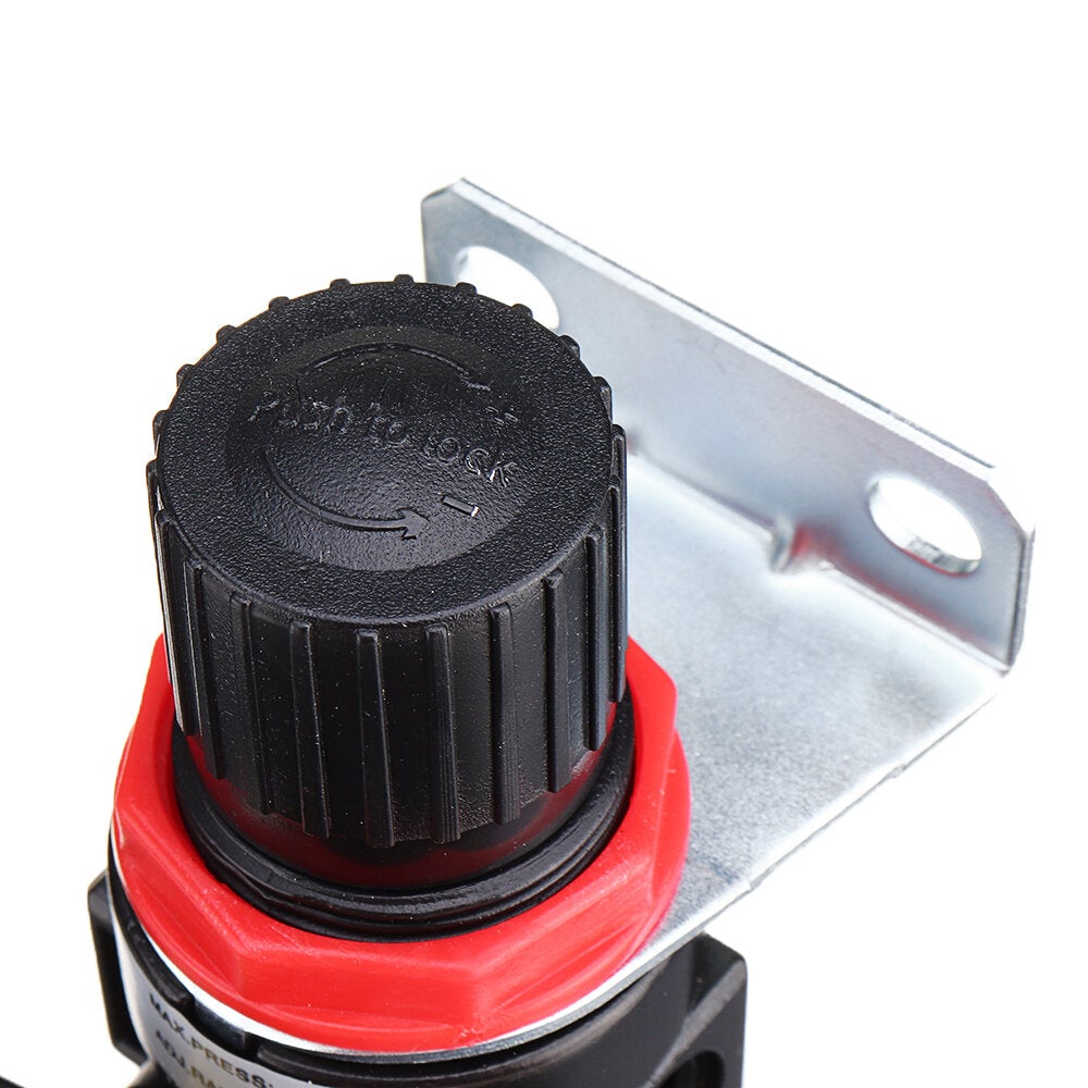 Air Pressure Regulator Pneumatic Pressure Regulator Valve G1/4 Port for Compressed Air System