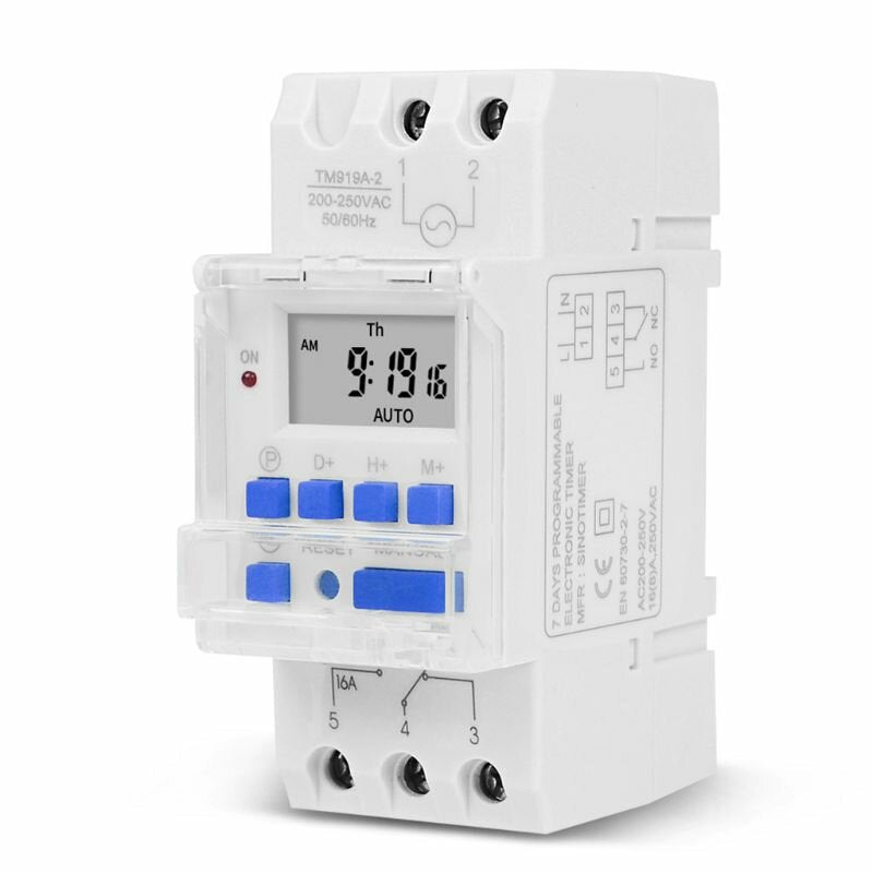 Timer Switch Time Controller Automatic Cycle Timing Switch Output Replaceable Battery