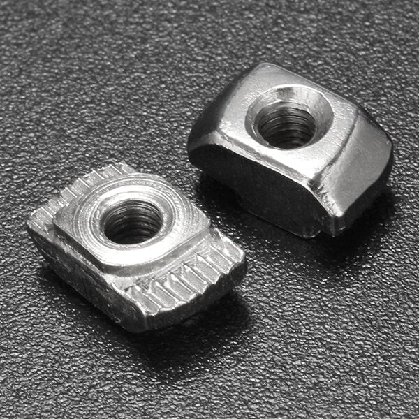 50pcs T Sliding Nut Zinc Plated Carbon Steel T Sliding Nut for 2020 Aluminum Profile