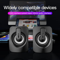 Mini Computer Speaker USB Wired Speakers 3D Stereo Surround Loudspeaker For PC Laptop Notebook Loudspeakers