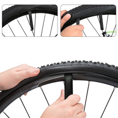2 Pcs 26x1.75 Bike Inner Tubes Presta Valve Bicycle Tire with Tire Lever