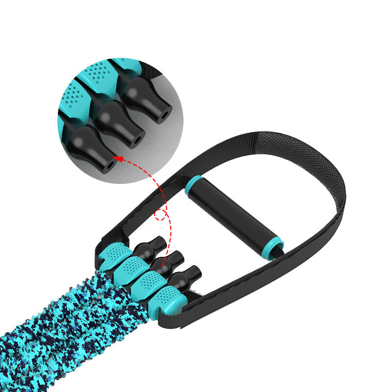 2-in-1 Multi-function Pull Up Assist Band Elastic Resistance Bands Strength Puller For Home Gym Chest Muscle Training