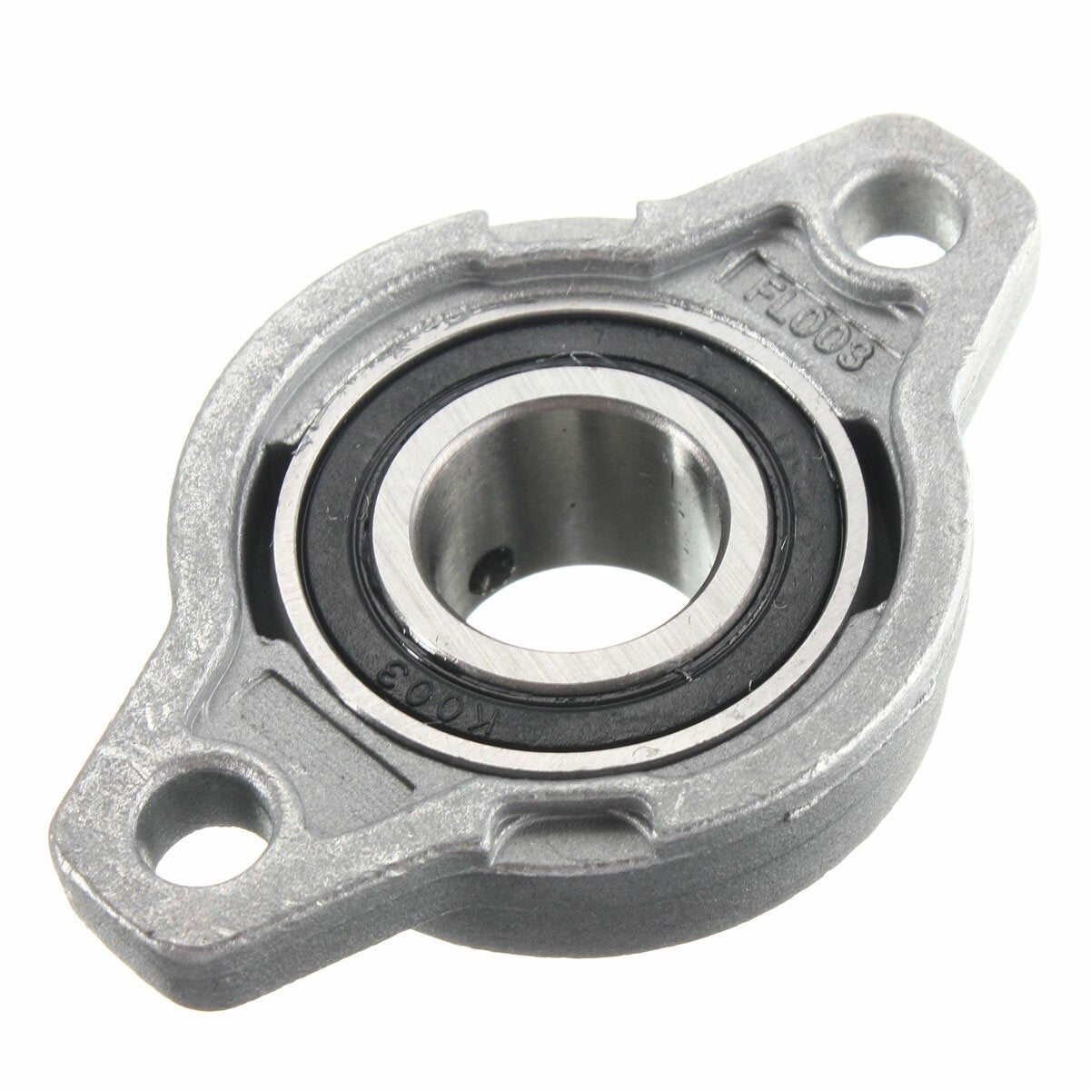 Zinc Alloy Pillow Block Flange Ball Bearing 8/10/12/15/17mm Bore Diameter KFL Series