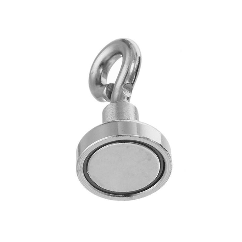 5pcs 16mmx30mm 5kg Neodymium Recovery Magnet Metal Detector Claw Hook