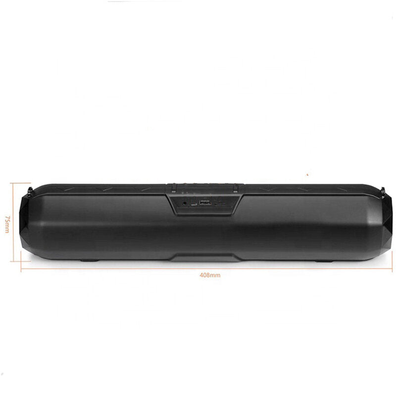 Subwoofer Bluetooth Speaker Karaoke 1800mAh Home Theater Surround Sound Speaker System TV Soundbar