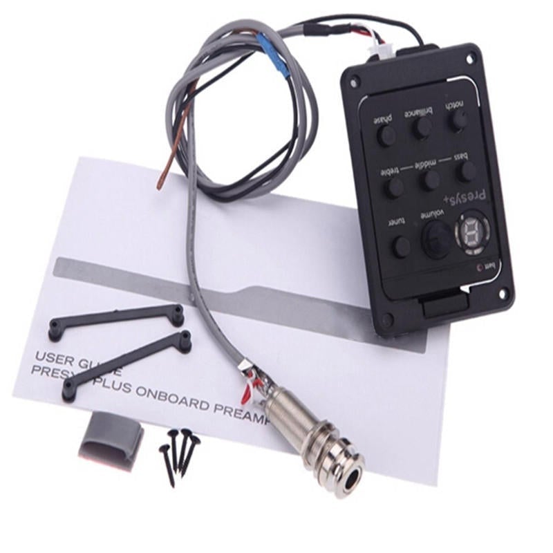 Folk Acoustic Guitar Pickup Presys Blend Dual Mode Equalizer With Mic Beat Board Pickups