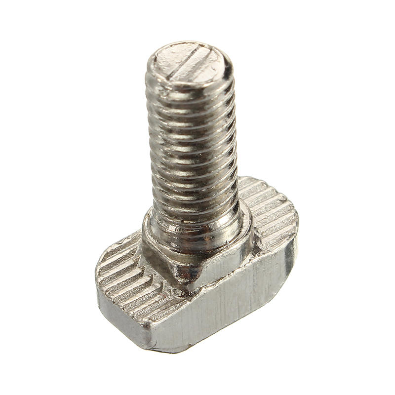 10Pcs M6 30 T-Bolt Carbon Steel European Standard Screws