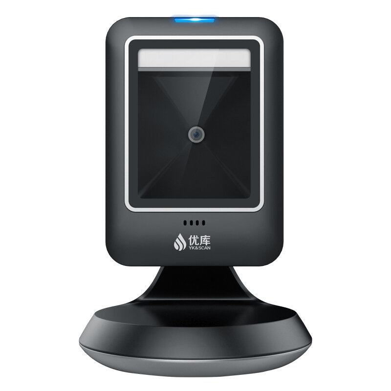 Scanner 640*480 CMOS 1D/2D Barcode Scanner Omnidirectional Hands Free Barcode Reader