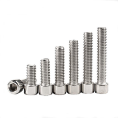 50Pcs M5 201 Stainless Steel 10-20mm Hex Socket Cap Head Screw Washer Nut