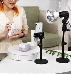 22cm Diameter Electric Display Stand Intelligent Remote Control Rotating Table Live Shooting And Automatic Disk