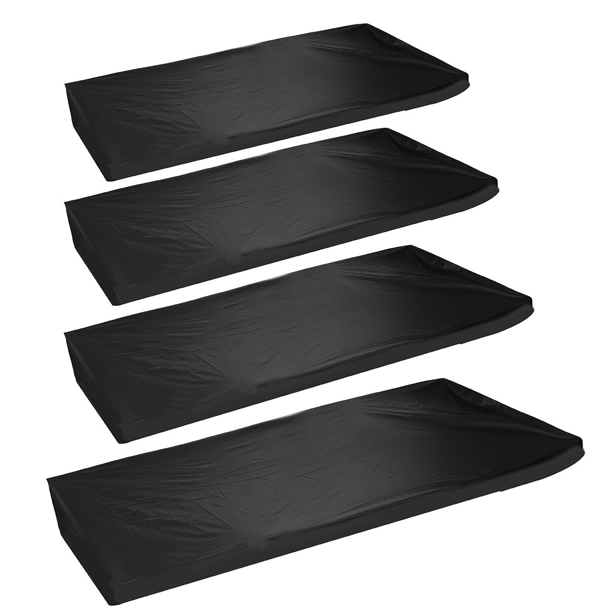 10ft / 10-12ft /12-14ft / 14-16ft Jon Boat Cover 210D Waterproof Sun Protection Black