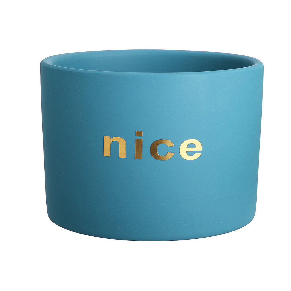 Succulent Ceramic Flower Pot Selected Porcelain Clay Glaze Anti-slip Straight Holeless Flower Pot