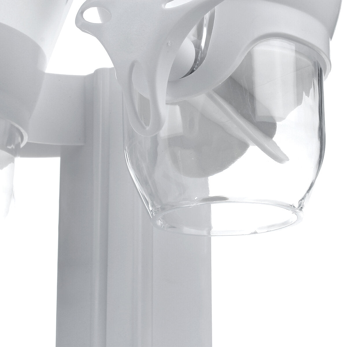 Double Cereal Dispenser Transparent Store Tank 3L for Kitchen