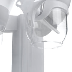Double Cereal Dispenser Transparent Store Tank 3L for Kitchen