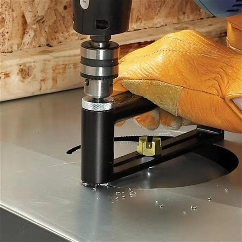 Adujustable 2 Inch to 12 Inch Drill Sheet Metal Hole Cutter Attachment Accessory for Electric Drill