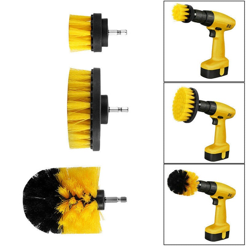 14pcs Drill Brush Tub Clean Electric Grout Power Scrubber Cleaning Tool Kit