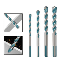 4/5pcs Tungsten Steel Overlord Drill Electric Hammer Multi-function Bit Triangle Hole