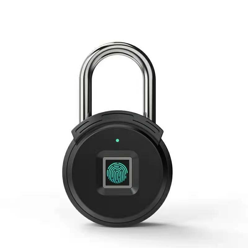 Smart Fingerprint Padlock Portable Lock Waterproof Anti-Theft Keyless APP Remote Control Door Cabinet Drawer Luggage Padlock USB Charging