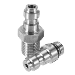 Threads PCP Fill Nipple Stainless Steel 8mm Air Tank One Way Foster Fitting Screwed Joint
