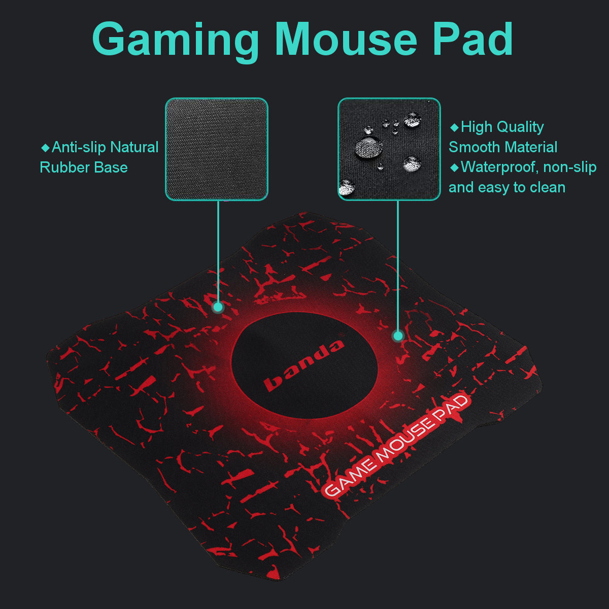 Gaming Keyboard and Mouse and Mouse pad and Gaming Headset Wired LED RGB Backlight Bundle
